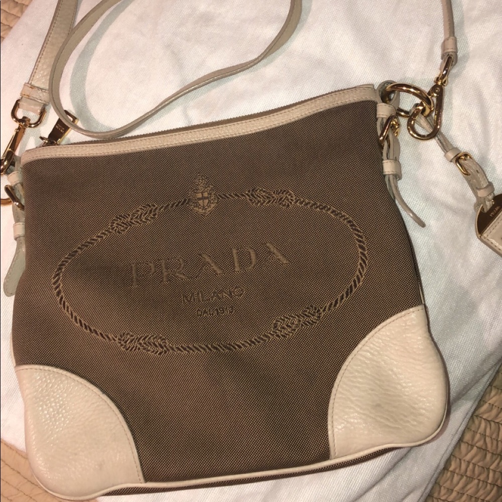 Authentic Prada cross body bag